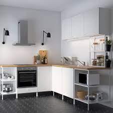 enhet مطبخ زاوية أبيض ikea