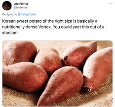 Fruits And Veggies People Could Throw The Farthest Korean Sweet Potato Fruits And Veggies Free Stuff By Mail