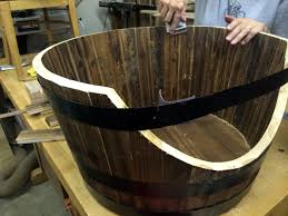 Wine barrel dog bed, medium personalized pet bed with soft. How To Make A Wine Barrel Dog Bed Lola The Pitty