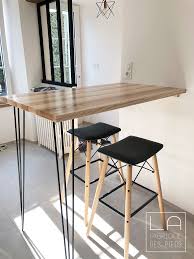 Pied De Table 3 Tiges 110 Cm Hairpin Legs La Fabrique Des Pieds Table Bar Cuisine Table Haute Cuisine Interieur Moderne De Cuisine