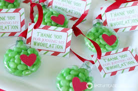 Browse the site for party favor ideas. Grinch Party Printables Spot Of Tea Designs