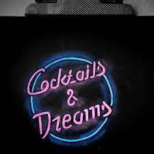 Cocktail Bar Sign Neon Light Chalk Chalkboard Neon Chalk Chalk Menu Bar Signs
