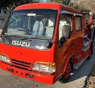No Reserve: 1995 Isuzu Elf Fire Truck 5-Speed