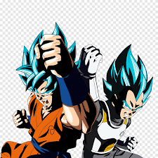 One way you can tell is how there's no lighting like there is with gohan's super saiyan 2 transformation. Dragon Ball Z Super Saiyan Blue Son Goku And Vegeta Dragon Ball Z Dokkan Battle Goku Vegeta Tien Shinhan Majin Buu Goku Cartoon Cell Png Pngegg