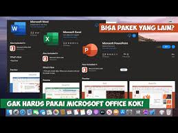 Cara Install Microsoft Office Alternatif Di Macbook Youtube