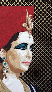 Commissioned portrait made from 100% thread