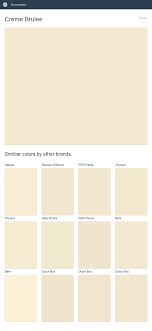 Creme Brulee Behr Click The Image To See Similiar Colors By Other Brands Dunn Edwards Paint Dunn Edwards Dutch Boy Paint