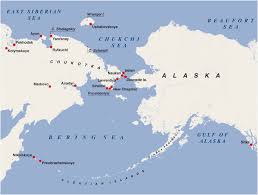 Physical map of alaska showing major cities, terrain, national parks, rivers, and surrounding countries with international borders and outline maps. Map Of Northeastern End Of Siberia Adjoining To Alaska And Aleutian Download Scientific Diagram