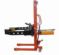 Meilleure vente de chariot élévateur à pince manuelle pour bobines de  papier, film et câble, empileur et rotateur