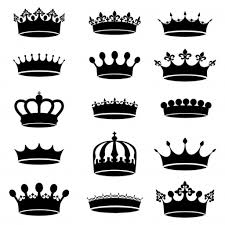 Black And White Crown Vector Pin On Graphic Design Photoshop