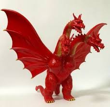 Robots Monsters And Space Toys 19192 Gigabrain 13 1 2 Tall Red Gold 1964 King Ghidorah Vinyl Figure Godzilla Godzilla Birthday Robot Monster Soft Toy Animals