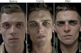 Mesmerizing Photographs Of Soldiers Faces Before And After A War Face Pictures Of Soldiers Portrait