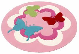 Kinderzimmer teppich groß & klein: Kinderteppich Butterfly Party Esprit Rund Hohe 10 Mm Online Kaufen Otto