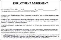 Keep in mind that this document is a starting point and not a finished product. Employment Agreement Template