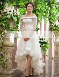 Brautkleider günstig online bei ebay entdecken. Brautkleid Vorne Kurz Hinten Lang Mit Bateau Kragen Aus Organza Ud9180 Strand Hochzeit Kleid Hochzeit Kleidung Strandhochzeitskleid