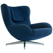 Swivel Lounge Chair By Illum Wikkelso From A Unique Collection Of Antique And Modern Lounge White Leather Dining Chairs Big Comfy Chair Vintage Lounge Chair