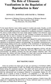 Healthcare city above the nbcc logo complements the wide scope of. The Role Of Ultrasonic Vocalizations In The Regulation Of Reproduction In Ratsa Barfield 1986 Annals Of The New York Academy Of Sciences Wiley Online Library
