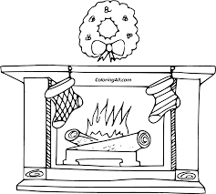 You can use our amazing online tool to color and edit the following fireplace coloring pages. Fireplace Coloring Pages Coloringall