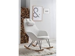 Listen to schaukelstuhl on spotify. Schaukelstuhl Weiss Schaukelsessel Mit Armlehnen Und Kissen Teddyfell Layback