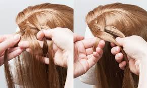 Cut the excess net around your hair part (from step 2) and let your i completed hair scholl so i already had an idea of how to do it, but thanks to you showing me a much simplier way to do my own sew in. How To Braid A Wig French Braids Wigs 101 By Kukkii San