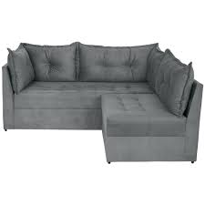 Bei dieser frage müssen sie keine individuellen schlafgewohnheiten preisgeben. Sofa De Canto 4 Lugares Versatil Grafite Rifletti Nas Americanas