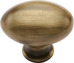 Or, if you are looking for cabinet pulls not everyone else will have, please shop our in house brand of hardware. Heritage Brass C114 Brass Cabinet Knob Oval Design 32mm Antique Finish Hardware And Handles