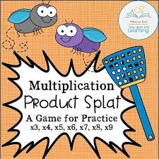 Multiplication Product Splat Times Table Game Line Upon Line Learning Multiplication Games Multiplication Learning Multiplication