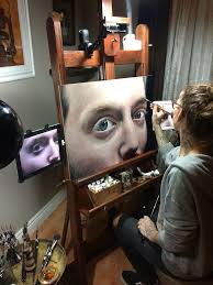 بالصور هذه نتيجة زواج رسامين محترفين Painting Studio Art Easel Art Studio At Home