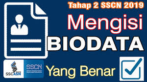(lihat kembali poster pengumuman di atas). Mengisi Biodata Sscn 2019 Tahap 2 Login Sscasn Youtube