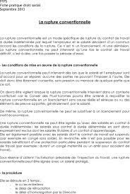 La rupture du contrat de professionnalisation peut venir de l'employeur ou de la personne employée. La Rupture Conventionnelle Pdf Telechargement Gratuit