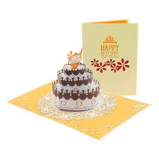 Learn how to make your own diy pop up card for any occasion with these simple instructions, free template, and video lesson. Gato Cake 3d Birthday Card Pop Up Birthday Cake Pop Art Birthday Cake