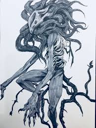 Maybe moon presence is my favorite creature of the game but its really difficult for me to decide! Moon Presence Bloodborne Bloodborne Cosplayclass Game Bloodborne Art Lovecraftian Horror Scary Art