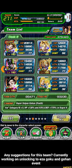By the way to unlock vegito and gotenks beat the whole game without losing once. Any Suggestions For This Team Currently Working On Unlocking To Eza Goku And Gohan Event Memes Super Saiyan God Funny Dragon