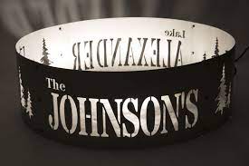 Personalized custom fire pit rings. Fire Rings Custom Fire Pit Fire Ring Fire Pit Ring