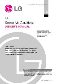 Page 2 just a little preventive care on your part can save you a great deal of time and money over the life of your air conditioner. Lg As W2465dh0 S24ahn Owner S Manual Manualzz