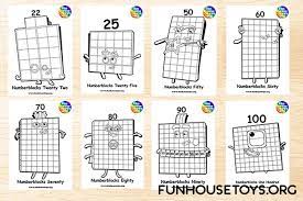 Printable numberblocks 7 seven coloring page. Fun House Toys Numberblocks Sight Words Printables Sight Words Kindergarten Worksheets Free Printables