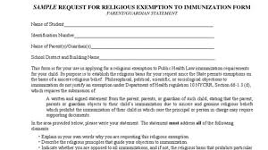 It may be written by a family member or even a religious leader. Petition Oppose A2371 Protect Religious Exemptions From Vaccine Mandates Change Org