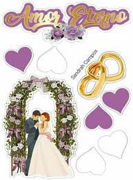 Anniversary 50 years gold wedding coloring page from family category. Eternal Love Free Printable Cake Toppers Oh My Fiesta Wedding