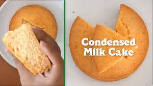 Condensed milk cotton cake 炼乳棉花蛋糕. Condensed Milk Easy Cake Recipe Condensed Milk Cake Without Egg Lpr Kitchen Youtube