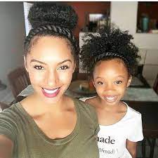 Mothers And Daughters With Natural Hair Curly Hair Styles Hair Styles Kids Hairstyles