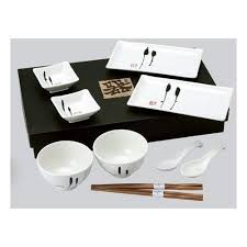 Black And White Bowl With Spoon Phoenixgadget Com Japanese Dinnerware Sushi Plate Sushi Plate Set