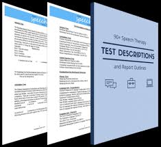 90 Speech Therapy Test Descriptions At Your Fingertips