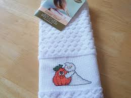Pyro dog pins cross stitch pattern celebrates the real star of the movie, the sand worm, with this colorful and bright dune sampler. Charles Craft Finished Cross Stitch Kitchen Towel Halloween Ghost Ponto Cruz