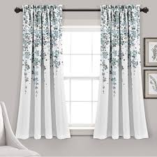 Sold and shipped by the lakeside collection. Set Of 2 Weeping Flower Room Darkening Window Curtain Panels Lush Decor Target