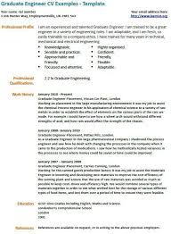There are excellent engineering resume/cv examples from engineering industry that will help you stand out from all the applicants! Graduate Engineer Cv Example Learnist Cv Examples Student Cv Examples Cv Template