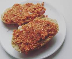 Das Bild Zeigt Veganes Mett Aus Reiswaffeln Veganes Mett Reiswaffeln Rezept Rezepte