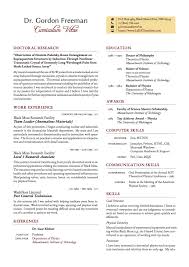 Latex Templates Curricula Vitae Resumes