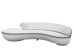 Located in la grange, il. Serpentine Sofa N 3d Model Turbosquid 1161161
