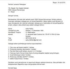 Untuk penulisan penerima anda harus menggunakan istilah. Contoh Surat Lamaran Guru Les Contoh Surat Cute766