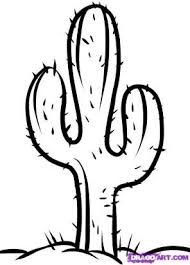 How To Draw A Cactus Step By Step Trees Pop Culture Free Online Drawing Tutorial Added By Dawn May 1 2008 10 43 17 Cactus Drawing Cactus Craft Saguaro